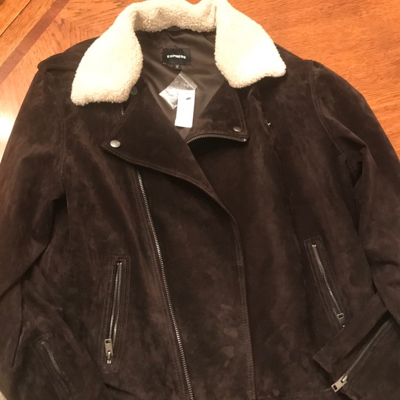 Mens Express Suede Jacket Sz Xl Brand 